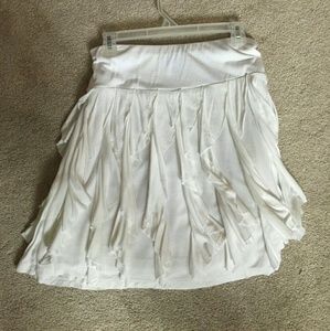 White skirt